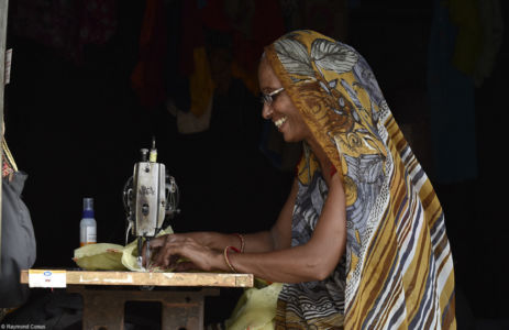 Seamstress, Narlai village. Rajasthan - 2016