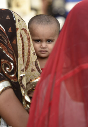 Bébé, village de Narlai.Rajasthan - 2016