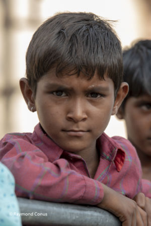 The Puzzled Child, Narlaï, India, 2016