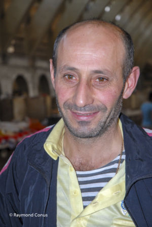 Greengrocer, Yerevan Bazaar, Armenia, 2007