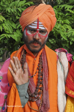 Sadhu, Hampi, Inde, 2016