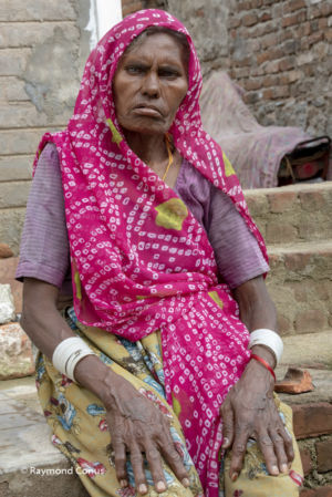 Femme de mauvaise humeur, Narlaï, Inde, 2016