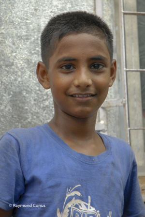 Enfant des rues, Mumbaï, Inde, 2009