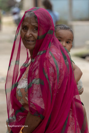 La femme et l’enfant, Narlaï, Inde, 2016