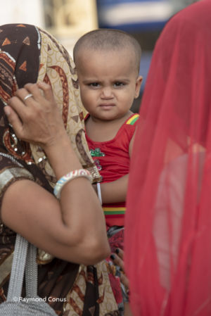 L’enfant curieux, Narlaï, Inde, 2016