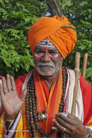 Sadhu, Hampi, Inde, 2016