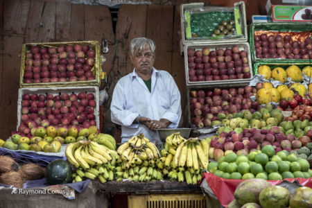 Vendeur de fruits et légumes Jaipur, Rajasthan
